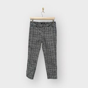 WHITE HOUSE BLACK MARKET Black & White Trouser Pants (Sz 2R)